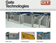 Tablet Screenshot of gatetechnologies.co.uk